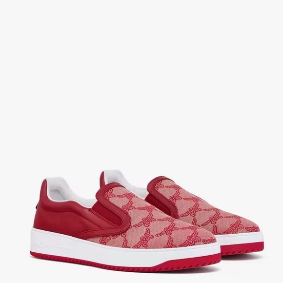 MCM Shoes - MCM NEO TERRAIN SLIP-ON SNEAKERS IN LAURETOS JACQUARD